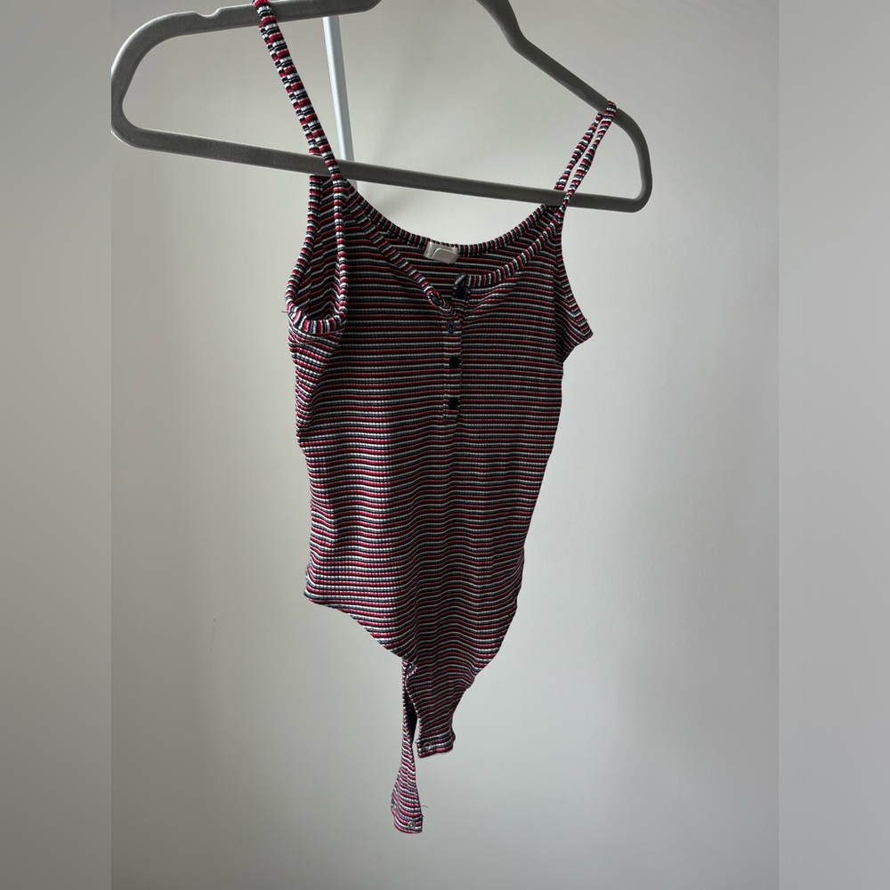 Garage - Ribbed Tank Bodysuit - Size M